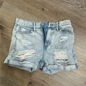 Kohl’s SO Junior High-Rise Vintage Stretch Mom Short Size 1